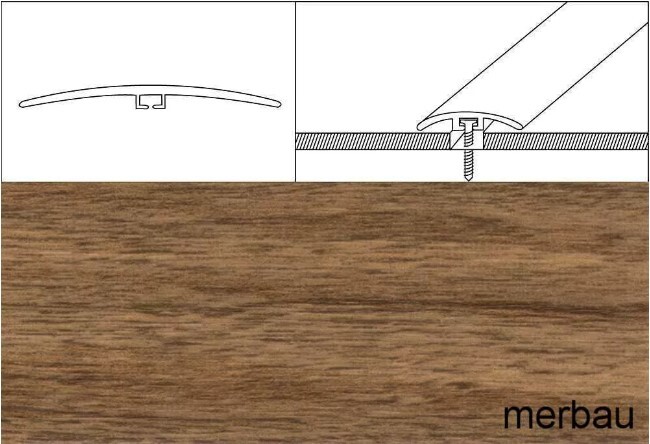 Lišta prechodová A66 Merbau 93cm