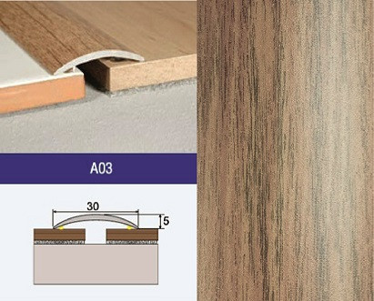 Lišta prechodová A03 Merbau 2