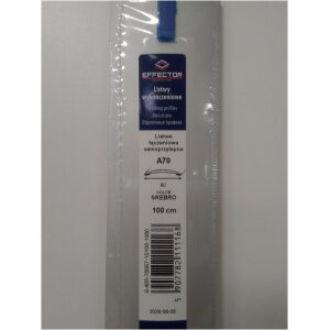 Profil prechodový A70 Striebro samolepiaci 1m