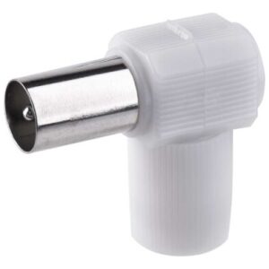 Konektor IEC A224 samec šroubovací uhlový