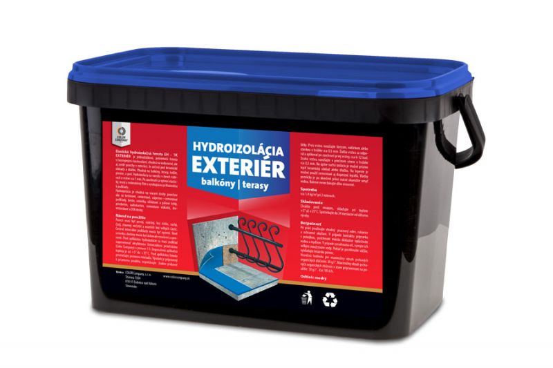 Hydroizolačná hmota EH 1K 3kg - exteriér