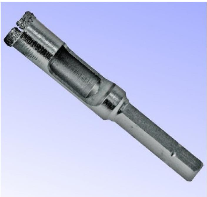DEDRA Vrták diamantový do skla a keramiky 12mm
