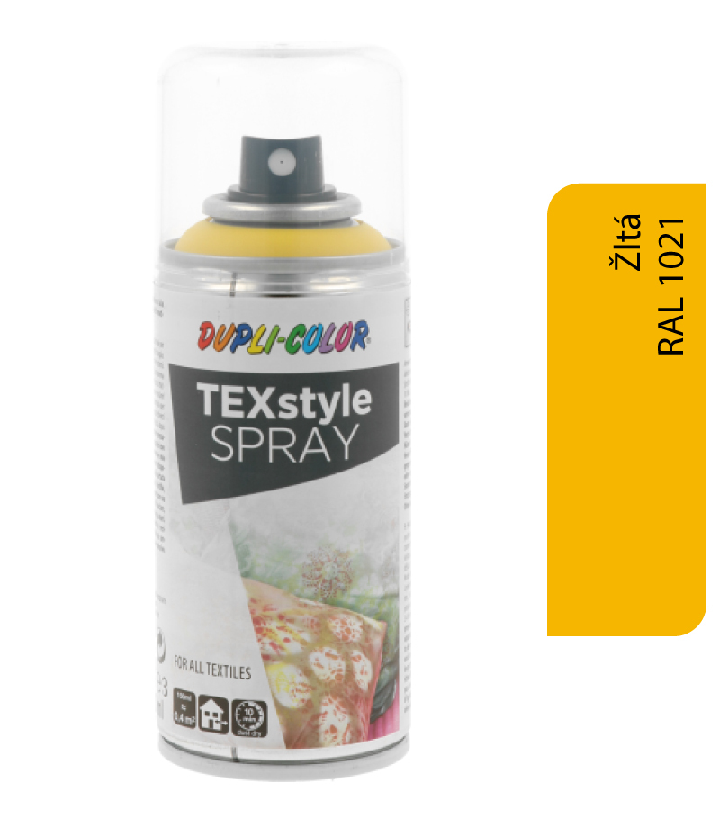 Dupli-Color TEXstyle 150ml žltá - farba na textil