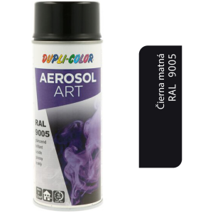Dupli-Color Aerosol Art RAL9005 mat 400ml - čierna matná