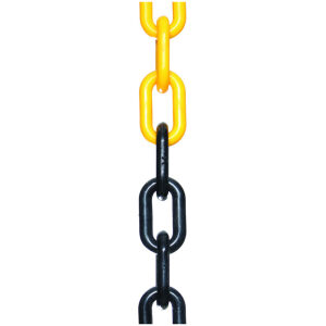 Reťaz plastová čierno-žltá 6mm