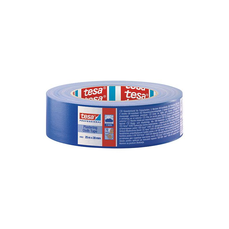 Tesa 4363 omietacia textilná páska 38mmx25m - vodoodpudivá Tesa 4363 omietacia textilná páska 38mmx25m - vodoodpudivá
