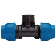 T-kus PRECHOD S VNUT.ZAV. 25x3/4x25 PLAST.PE