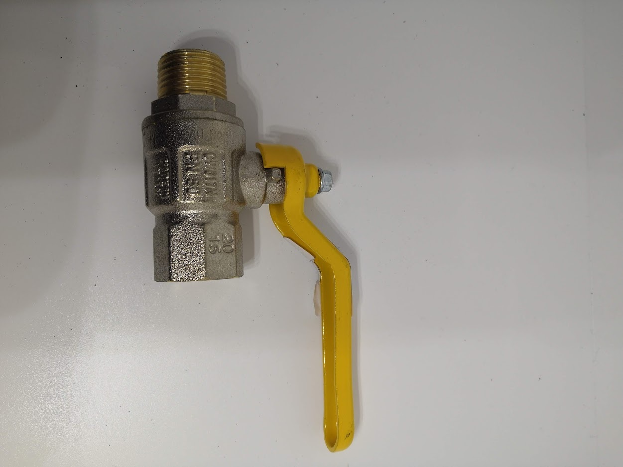 Ventil gul. plyn MF1/2`` paka-London