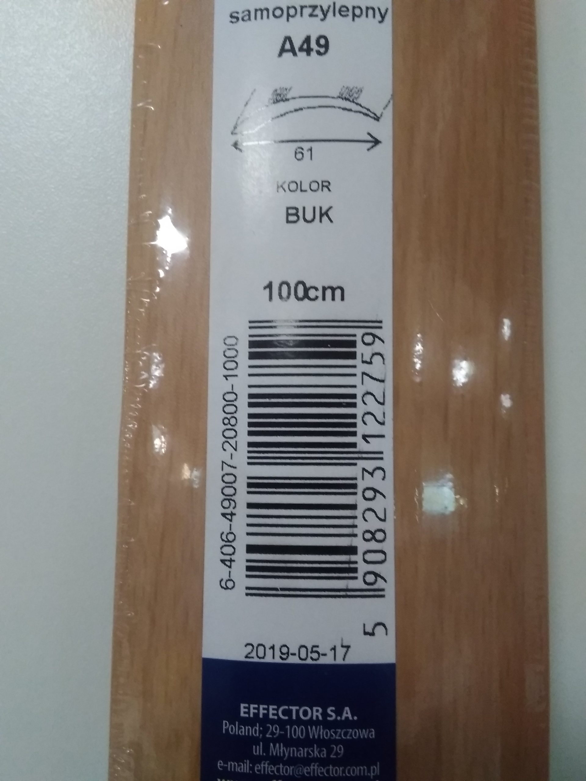 Profil nábehový A49 Dub