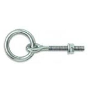 Oko so závitom a krúžkom M8x80mm Zn