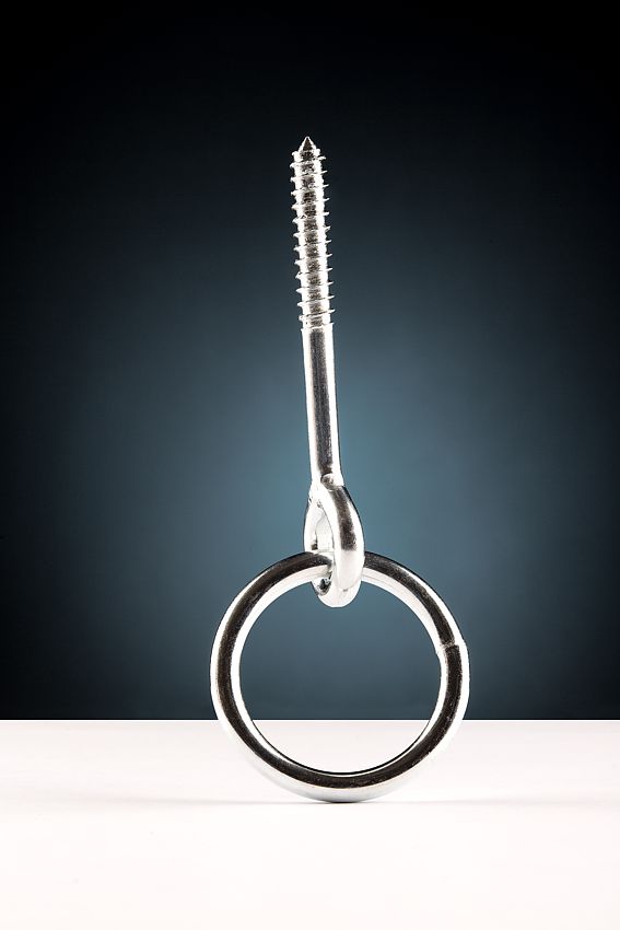 Oko s vrútom a s krúžkom M8x80 pozinkované