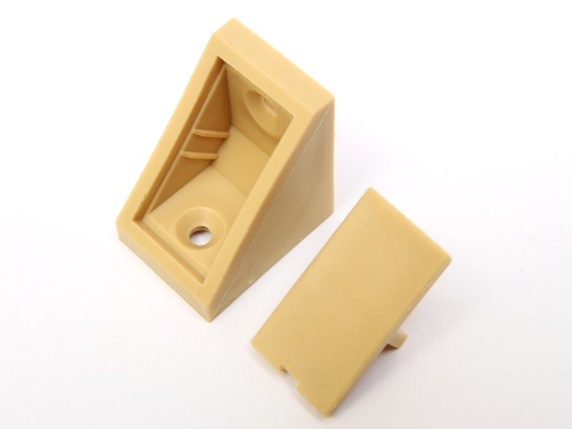 Podperka 2-dierová béžová