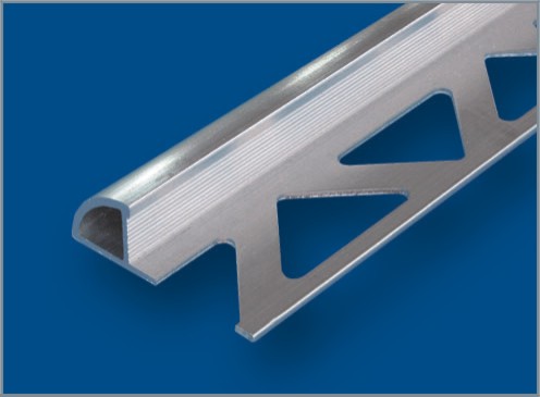 Lišta oblá otvorená 10mm hliník prírodný 250cm