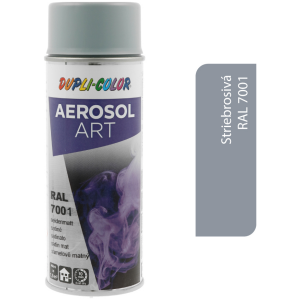 Dupli-Color Aerosol Art RAL7001 400ml - striebrosivá