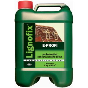Lignofix E-Profi hnedý - Preventívna povrchová úprava dreva 5kg