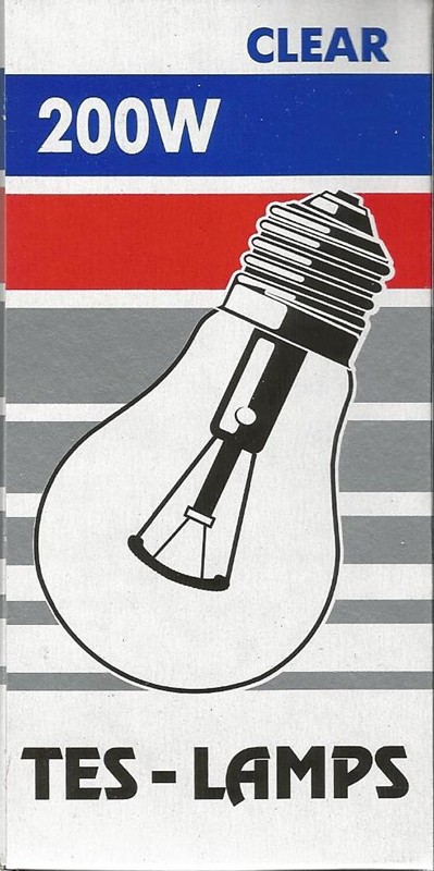 TESLAMP Termorezistentná žiarovka pre priemysel 200W E27