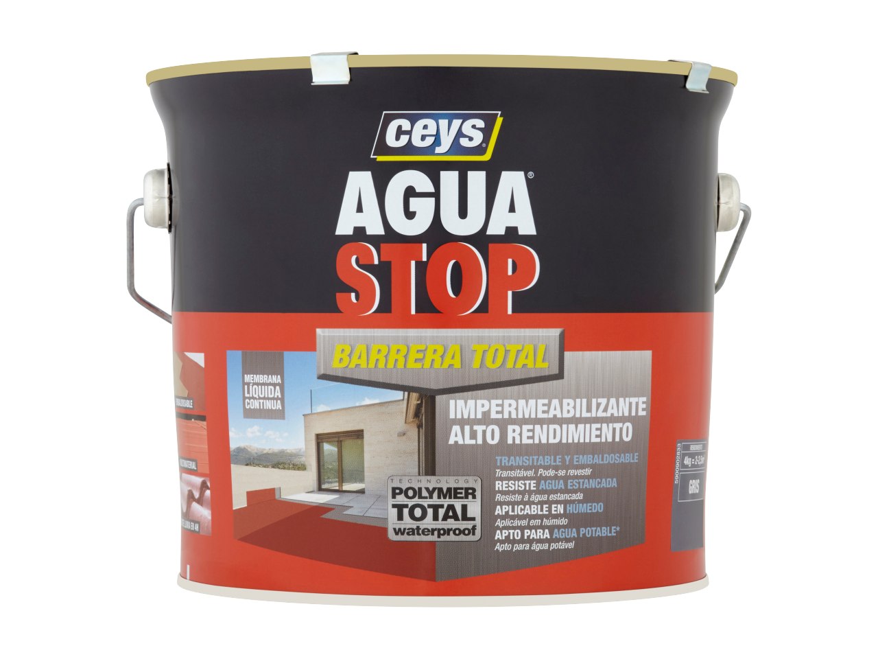 Ceys Agua Stop Totálna bariéra šedá 4kg - hydroizolácia