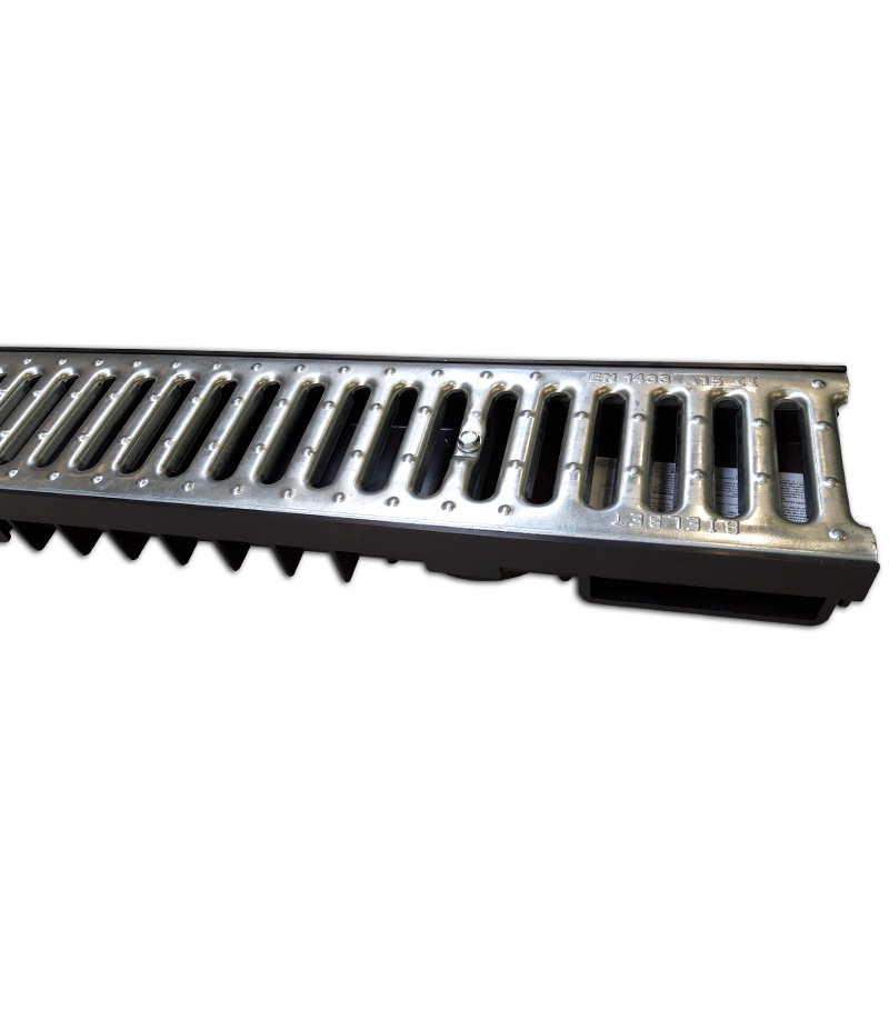 Žľab PVC KL.15 pozink.1000x130x55