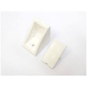 Podperka 2-dierová biela