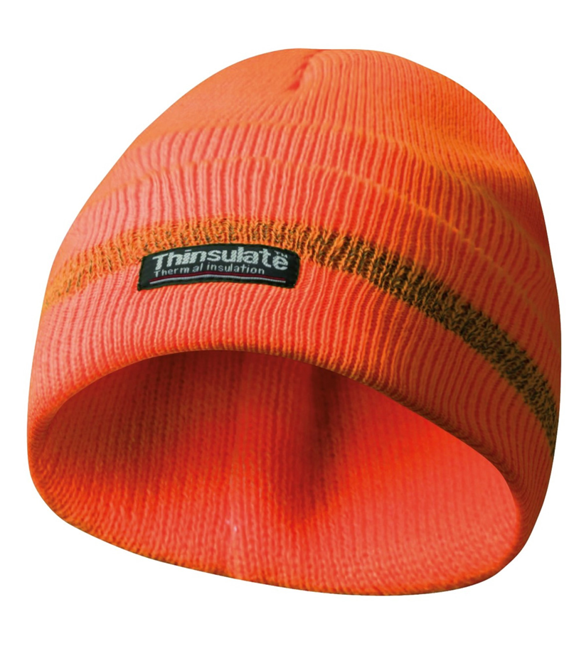 Gebol Čiapka s reflexným pásom s podšívkou Thinsulate oranžová