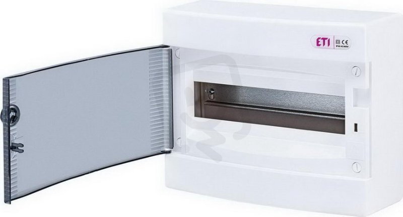 Rozvodnica nadomietková ECT12PT 12-modulová IP40 dymové dvierka