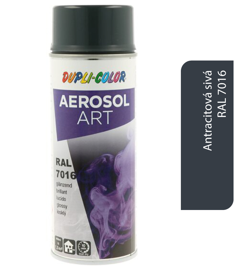 Dupli-Color Aerosol Art RAL7016 400ml - antracit