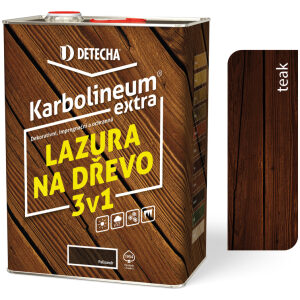 Karbolineum Extra Teak 8kg - lazúra 3v1