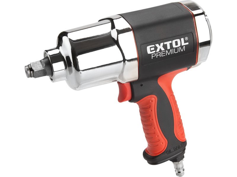 Extol Premium Uťahovák príklepový pneumatický WI 680 max. uťahovací moment 750Nm 8865014