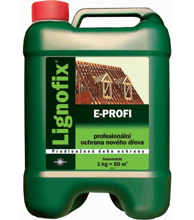 Lignofix E-Profi bezfarebný - Preventívna povrchová úprava dreva 5kg