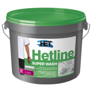 Het Hetline Super Wash 5kg - umývateľná farba na steny/báza A