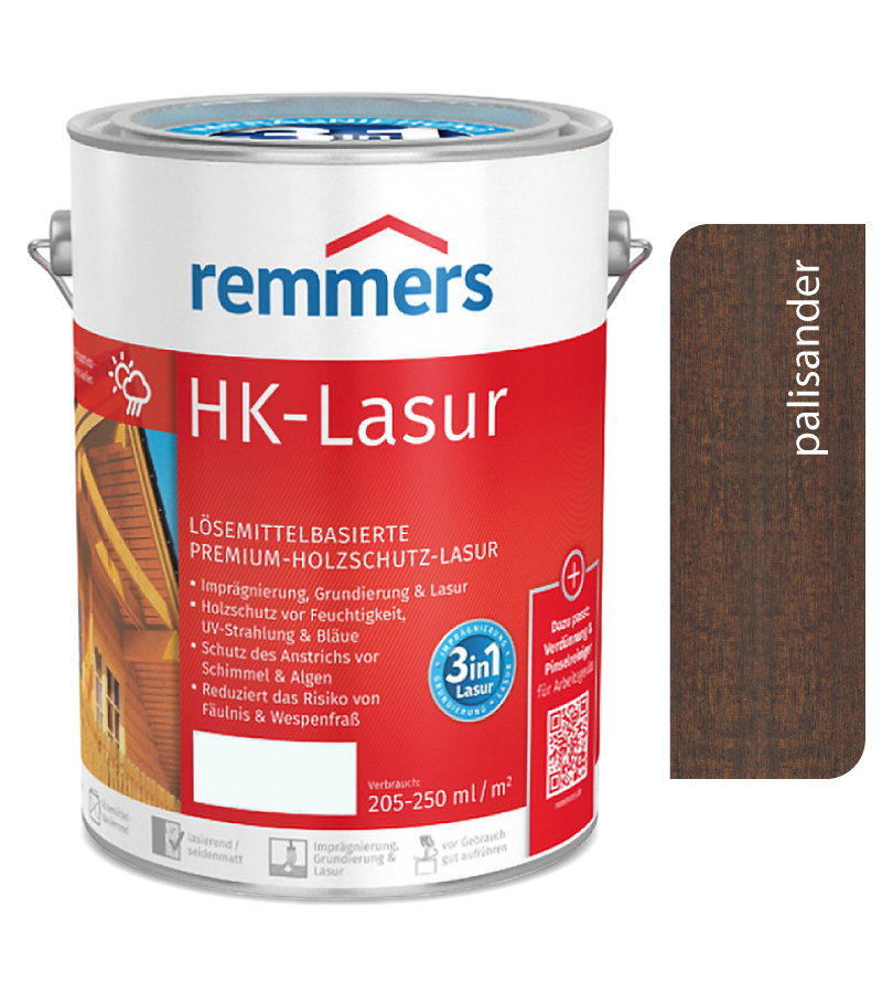 Remmers HK-Lasur 5L Palisander/Palisander - tenkovrstvá olejová lazúra