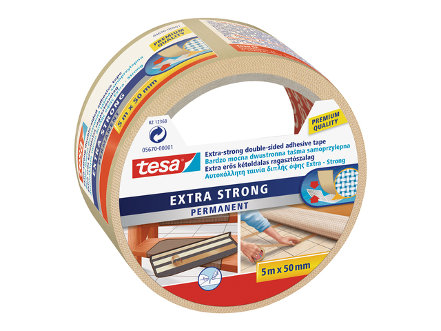 Tesa 5670 50mm/5m - obojstranná podlahová páska