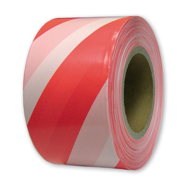 Hasoft Páska vytyčovacia bielo-červená 80mm 250m