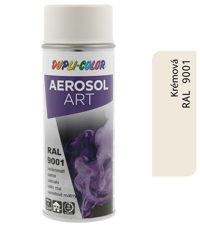 Dupli-Color Aerosol Art RAL9001 400ml - krémová