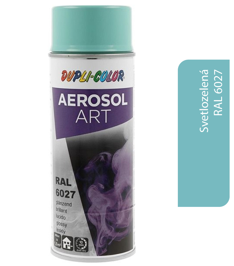 Dupli-Color Aerosol Art RAL6027 400ml - svetlozelená