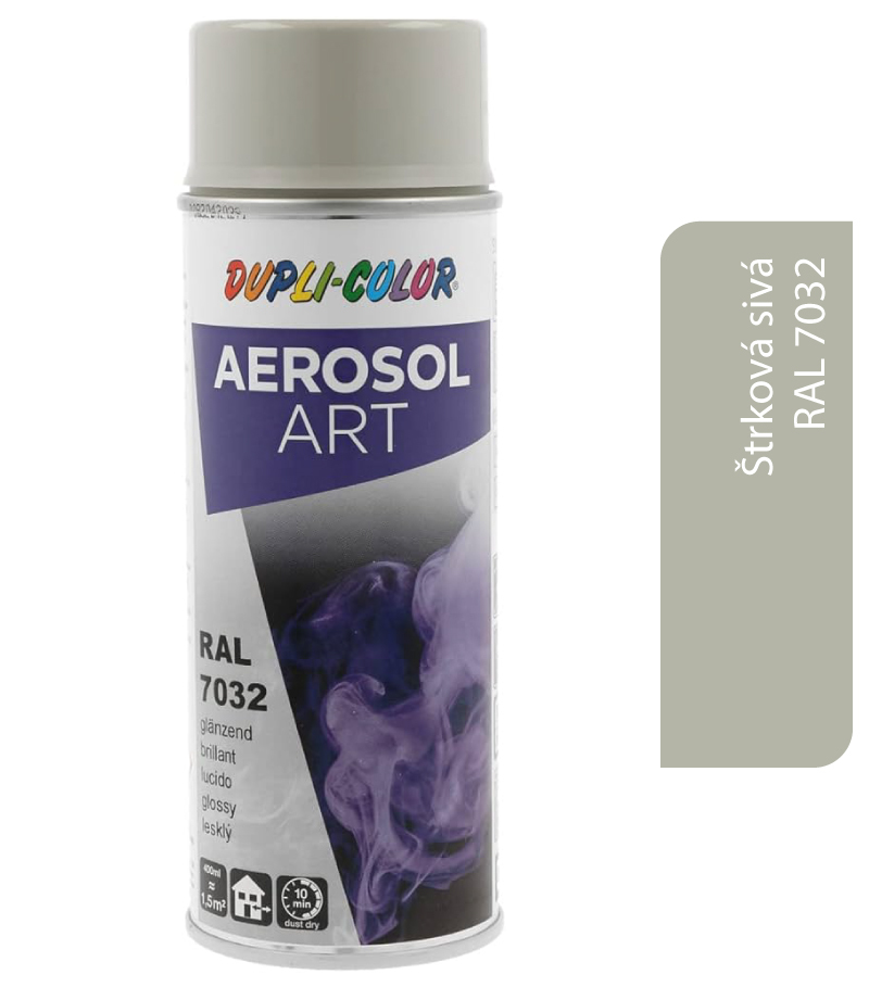 Dupli-Color Aerosol Art RAL7032 400ml - štrková sivá