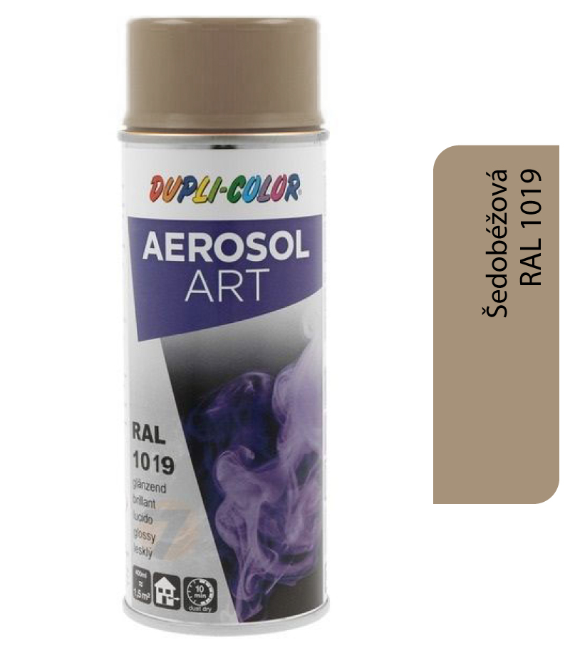 Dupli-Color Aerosol Art RAL1019 400ml - šedobéžová