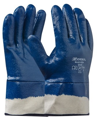Gebol Blue Nitrile work Rukavice veľkosť 9 L