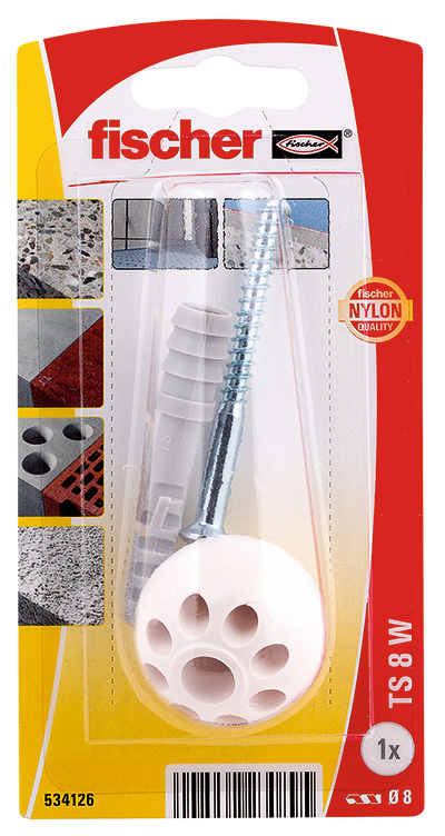 Fischer Blister doraz dverí TS 8 W