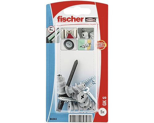 Fischer Hmoždinka do sadrokartónu GKS 6x22 so skrutkou