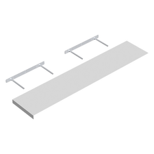 Polica samon.biela SPFS 118/24 BI