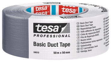 Tesa 4610 Páska matná strieborná basic duct 50m/50mm