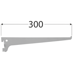 Velano WSS Lišta systémová konzolová jednoduchá 300mm šedá