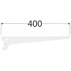 Velano WSS Lišta systémová konzolová jednoduchá 400mm biela