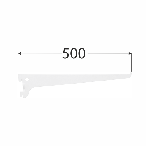 Velano WSS Lišta systémová konzolová jednoduchá 500mm biela
