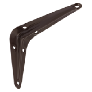 Velano Konzola stavebná s prelisom hnedá 75x100mm