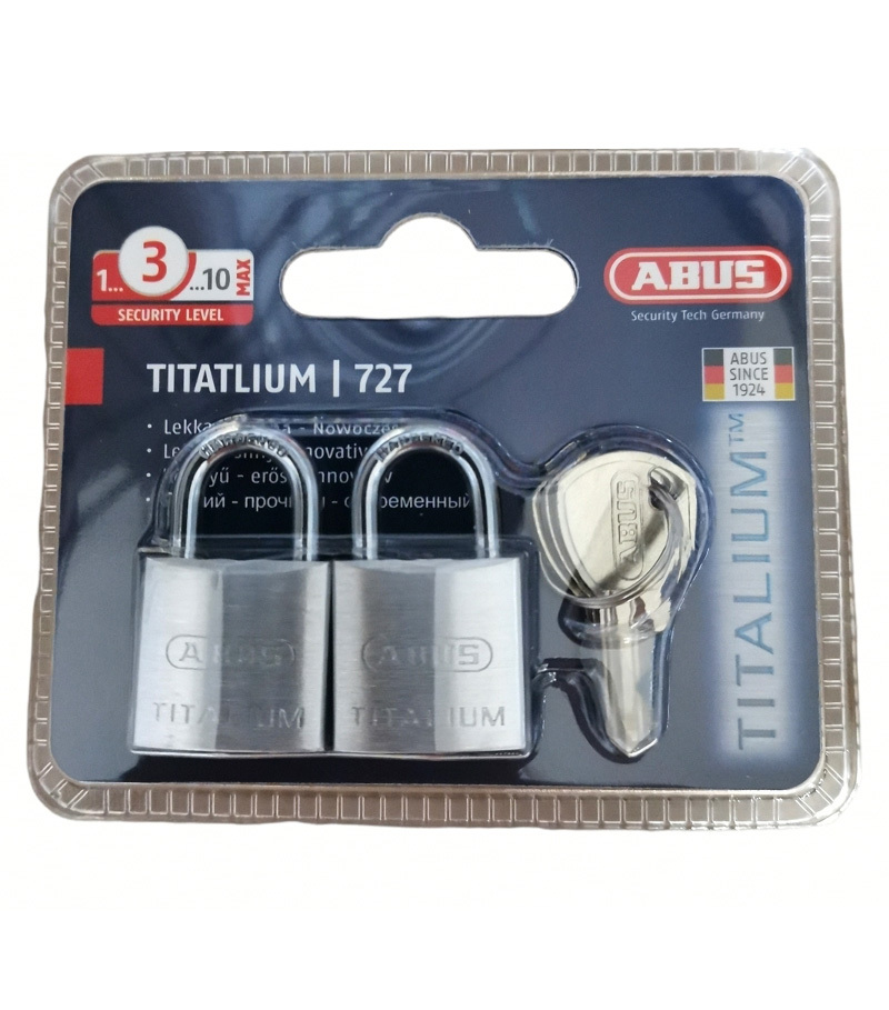 Abus 727TI/20 Zámok visiaci duo