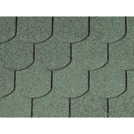 Strešný šindel bobrovka zelená 3m2/bal.