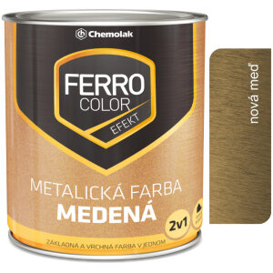 Ferro Color Efekt medená - syntetická antikorózna farba 2v1 pololesklá 2