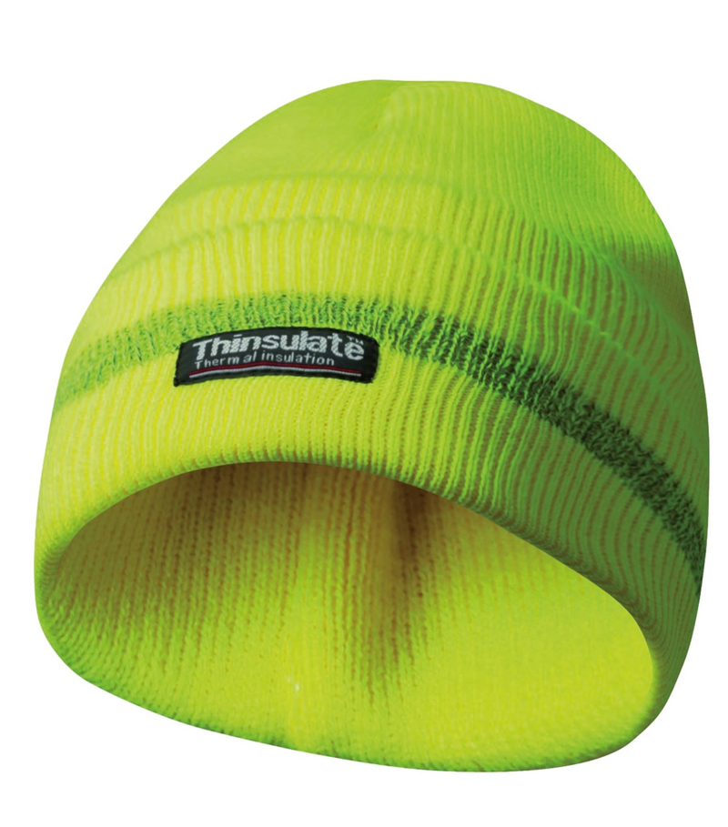Gebol Čiapka s reflexným pásom s podšívkou Thinsulate žltá